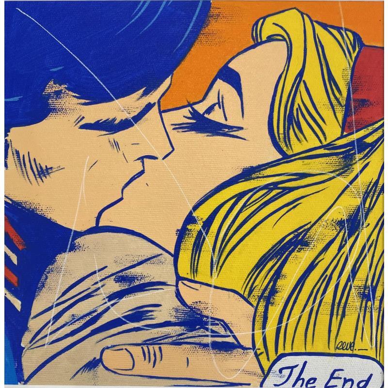 Peinture The end par Revel | Tableau Pop-art Scènes de vie Acrylique Posca
