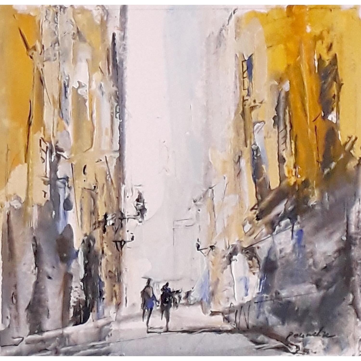 ▷ Painting ruelle nice by Poumelin Richard | Carré d'artistes