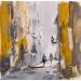 Gemälde ruelle nicoise von Poumelin Richard | Gemälde Figurativ Landschaften Alltagsszenen Architektur Öl Acryl