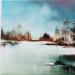 Peinture Lac gelé par Dalban Rose | Tableau Figuratif Paysages Huile