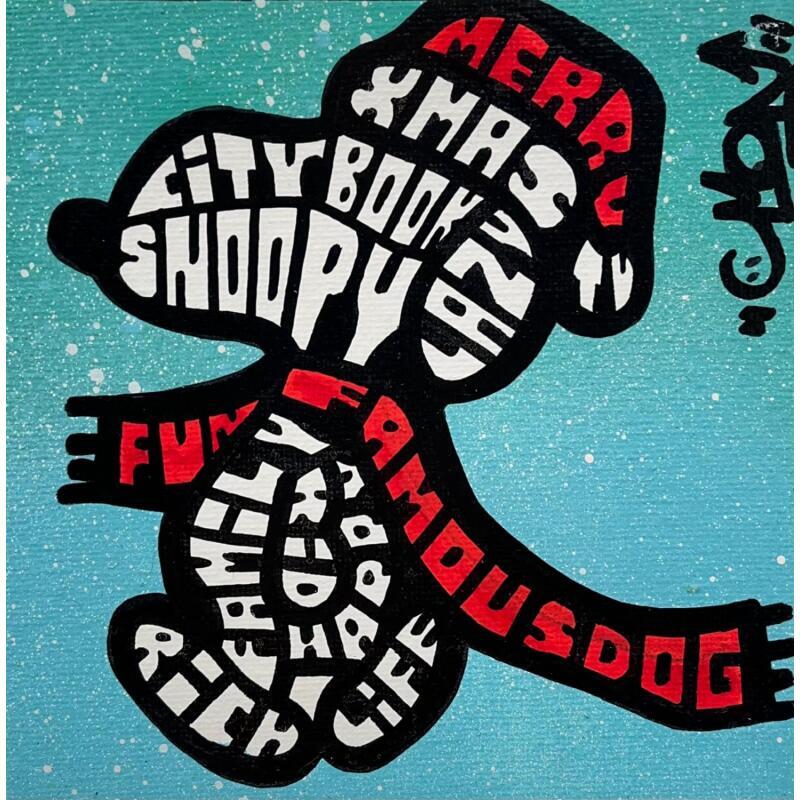 Painting SNOOPY X-MAS WALK by Cmon | Painting Pop-art Pop icons