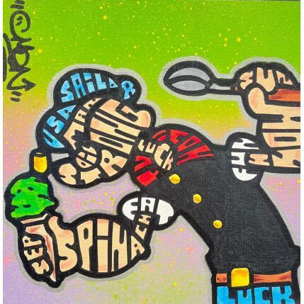 Painting POPEYE SPINACH ICE CREAM by Cmon | Painting Pop-art Pop icons