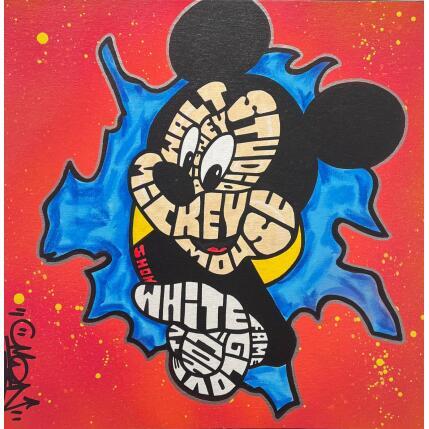 Painting MICKEY MOUSE OUT OF CANVA by Cmon | Painting Pop-art Pop icons