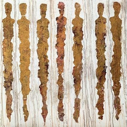 Peinture Ostia antica par Rocco Sophie | Tableau Art Singulier Acrylique, Huile scènes de vie