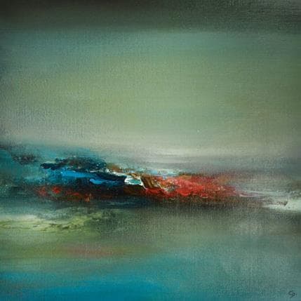 Painting Forbidden by Garella | Painting Abstract Acrylic Landscapes