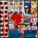 Peinture Tribute to Roy Lichtenstein par Costa Sophie | Tableau Pop-art Icones Pop Acrylique Collage Upcycling