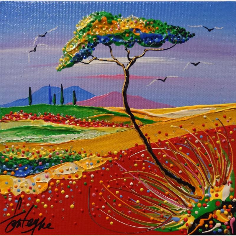 Gemälde Ton arbre à Toulouse von Fonteyne David | Gemälde Figurativ Acryl