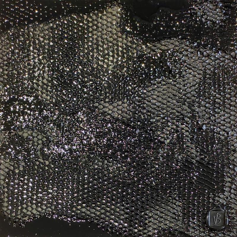 Peinture Black Jack par Bauquel Véronique | Tableau Abstrait Acrylique minimaliste