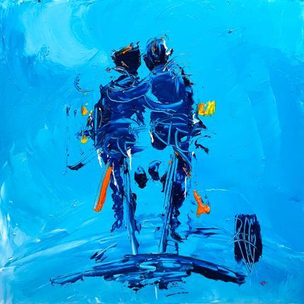 Painting Enlacés by Raffin Christian | Painting Figurative Oil Life style