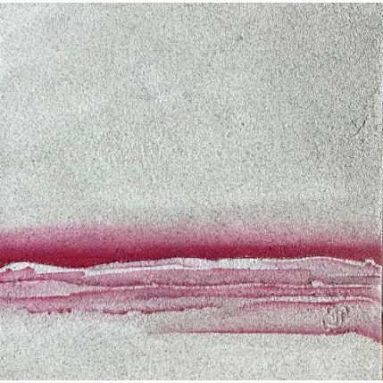 Gemälde Carré Couleur I von CMalou | Gemälde Materialismus Sand Minimalistisch