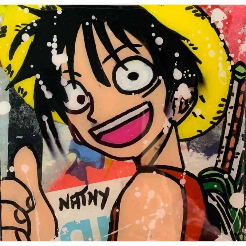 Peinture ONE PIÈCE  par Nathy | Tableau Pop-art Icones Pop Acrylique