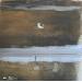 Gemälde Soir de Lune von Mahieu Bertrand | Gemälde Art brut Landschaften Marine Metall