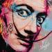 Peinture Dali par Sufyr | Tableau Street Art Icones Pop Graffiti Posca
