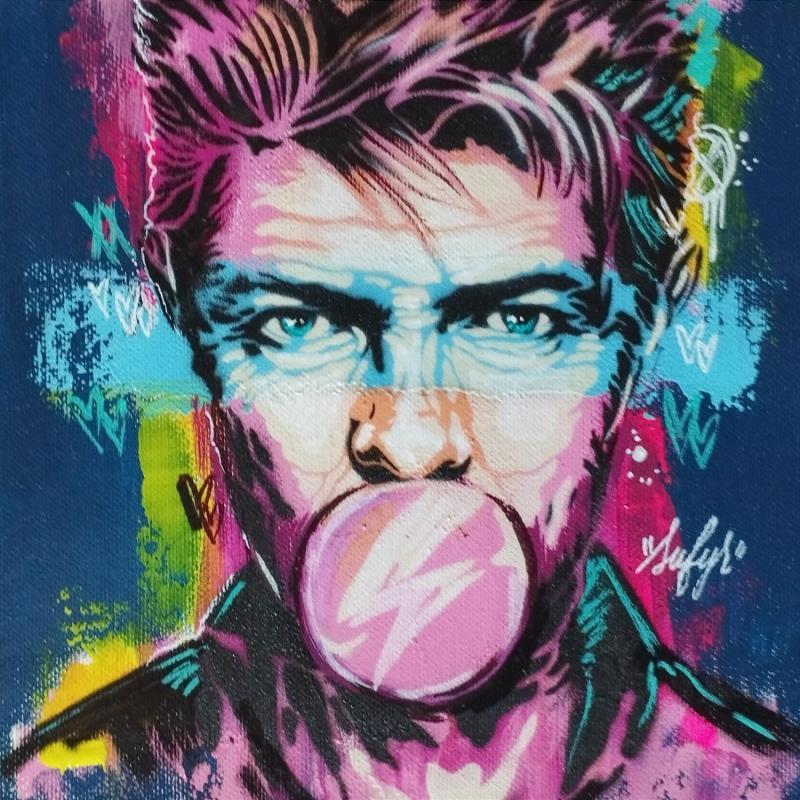 Painting Bowie bubble by Sufyr | Painting Street art Graffiti, Posca Pop icons