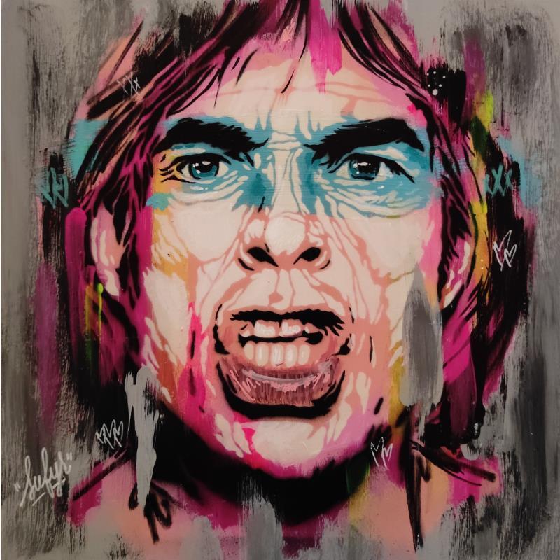 Painting Mick Jagger by Sufyr | Painting Street art Graffiti, Posca Pop icons, Portrait