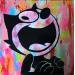 Peinture Felix MDR par Kikayou | Tableau Pop-art Icones Pop Graffiti Acrylique Collage