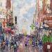 Painting Welcome rue St Jean by Dessein Pierre | Painting Figurative Marine Oil