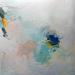 Painting c'est le bonheur by Dumontier Nathalie | Painting Abstract Minimalist Oil