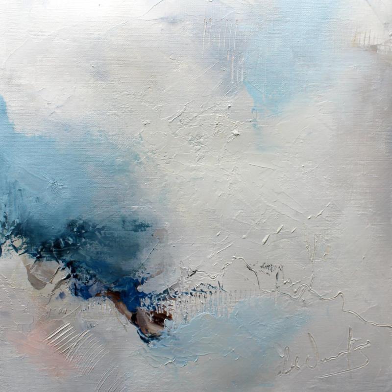 Painting loin de tout by Dumontier Nathalie | Painting Abstract Minimalist Oil