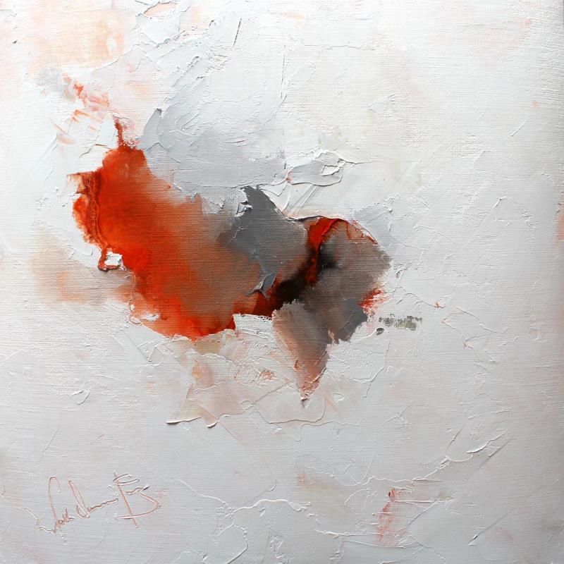 Painting les jours d'automne  by Dumontier Nathalie | Painting Abstract Oil Minimalist