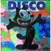 Painting Felix disco by Kikayou | Painting Pop-art Pop icons Graffiti Acrylic Gluing