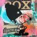 Gemälde Snoopy london  von Kikayou | Gemälde Pop-Art Pop-Ikonen Graffiti Acryl Collage