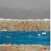 Gemälde T431 von Moracchini Laurence | Gemälde Abstrakt Landschaften Marine Acryl Marmorpulver