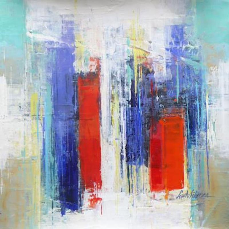 Painting Afago by Silveira Saulo | Painting Abstract Acrylic
