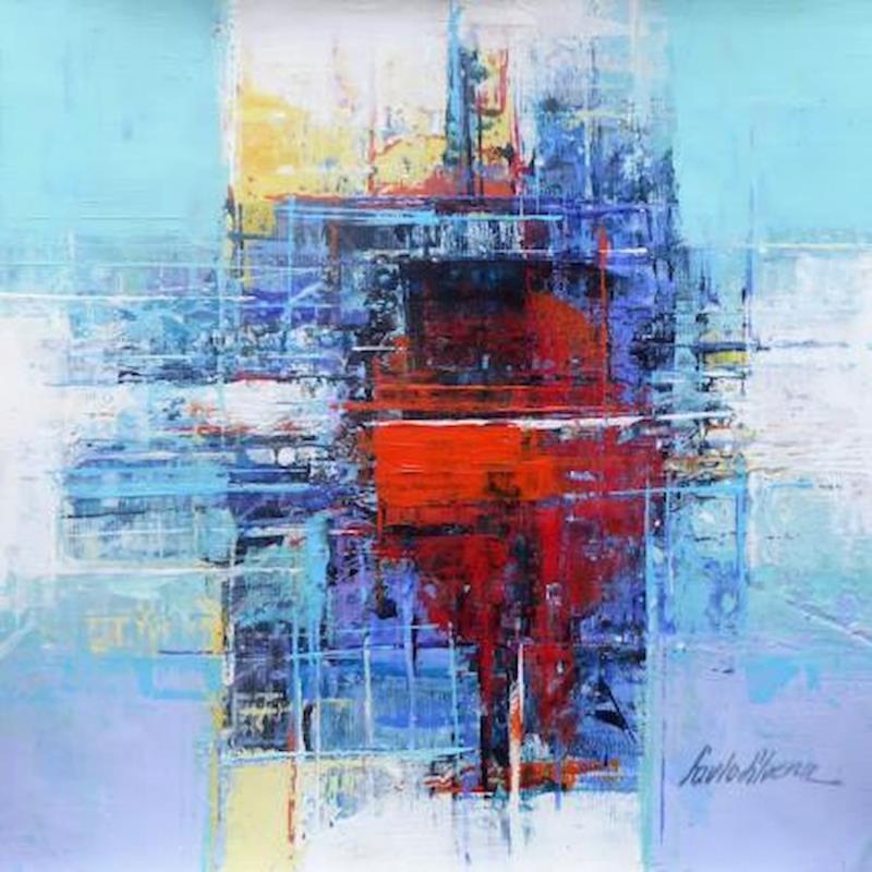 Painting Afeição by Silveira Saulo | Painting Abstract Acrylic