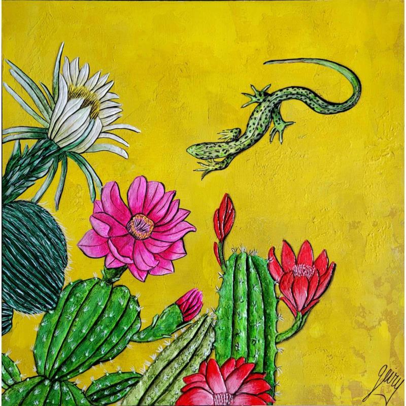 Gemälde Soleil du Mexique von Geiry | Gemälde Materialismus