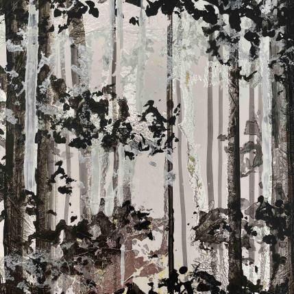 Peinture Forêt silencieuse 3 par Locoge Alice | Tableau Figuratif Acrylique