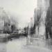 Peinture Ouverture par Levesque Emmanuelle | Tableau Abstrait Paysages Urbain Huile