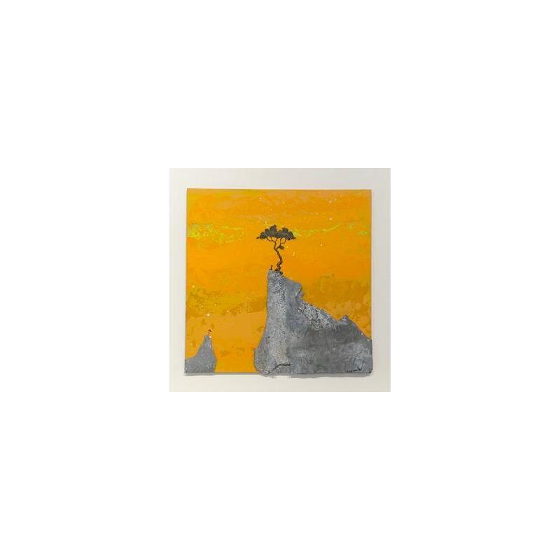 Peinture 5174 par Lemonnier  | Tableau Matiérisme Paysages Acrylique Zinc