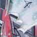 Peinture Redhead par Lassalle Ludo | Tableau Street Art Paysages Urbain Architecture Graffiti Bois Acrylique