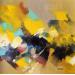 Painting Golden hours by Virgis | Painting Abstract Minimalist Oil