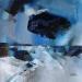 Peinture Dark cloud par Virgis | Tableau Abstrait Minimaliste Huile