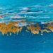 Painting Blue ocean  by Dravet Brigitte | Painting Abstract Marine Acrylic