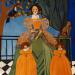 Gemälde Family portrait von Sundblad Silvina | Gemälde Figurativ Acryl Pastell