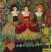 Gemälde Ladies in baroque von Sundblad Silvina | Gemälde Figurativ Acryl Pastell