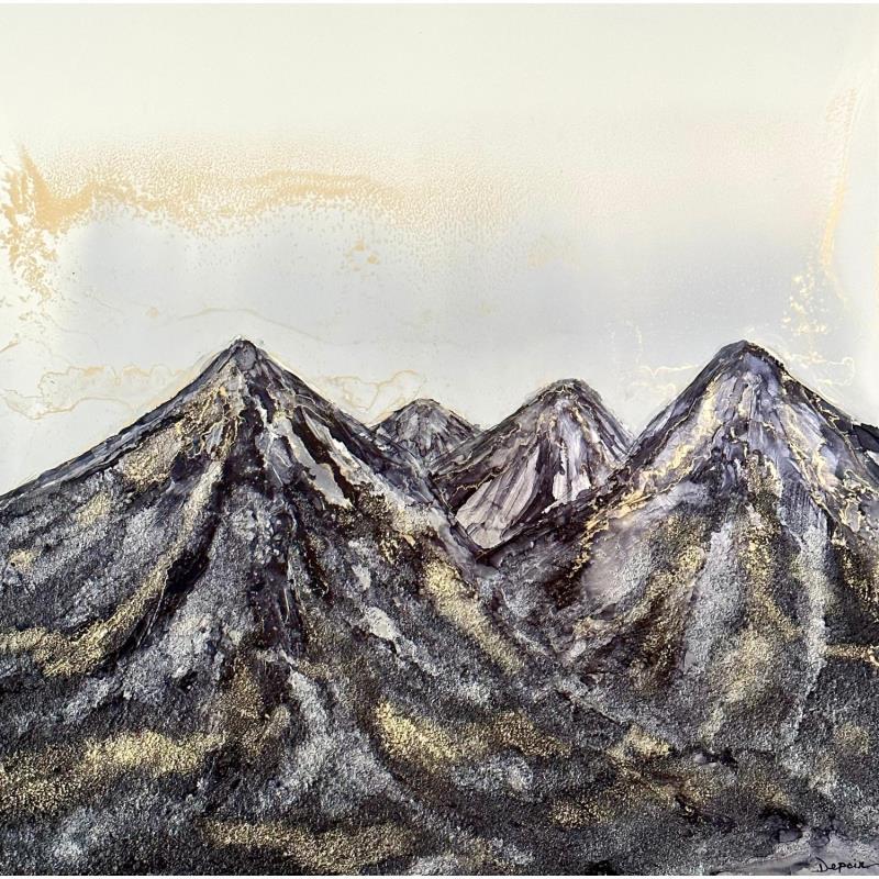 Peinture 1314 Poésie des Andes par Depaire Silvia | Tableau Abstrait Acrylique