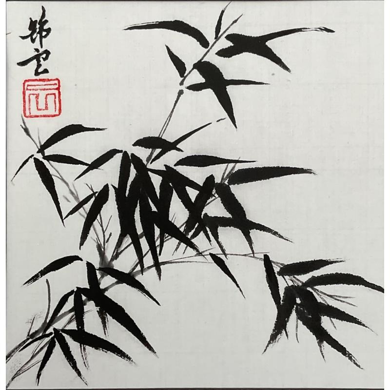 Gemälde Bambous von Tayun | Gemälde Figurativ Natur Tinte