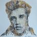 Painting Elvis forever by Schroeder Virginie | Painting Pop-art Pop icons Acrylic