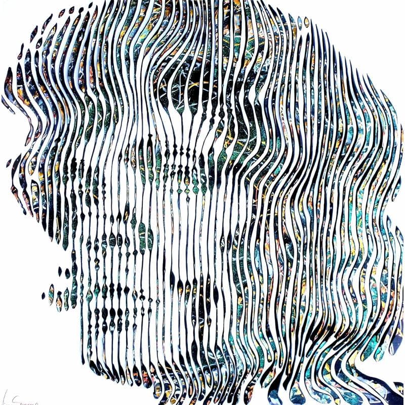 Painting Tyrion Lannister le nain à l'esprit loquace by Schroeder Virginie | Painting Pop art Acrylic Pop icons