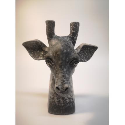 Sculpture La Timide  by Roche Clarisse | Sculpture Figurative Ceramics, Raku Animals