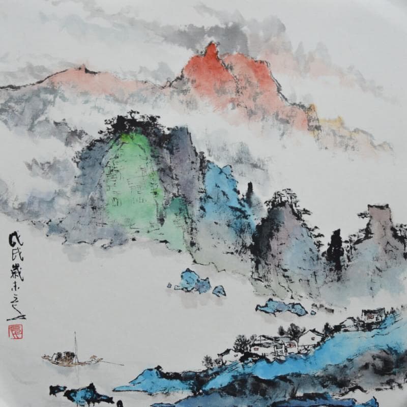 Gemälde Joy von Sanqian | Gemälde Figurativ Landschaften