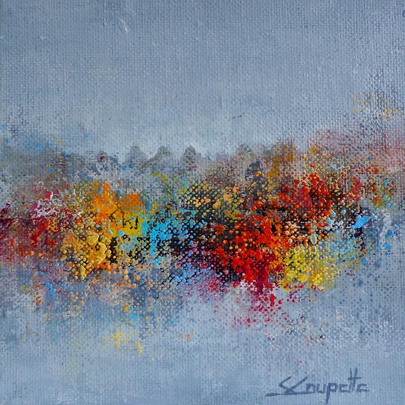 Painting Heights And Hues by Coupette Steffi | Painting Figurative Acrylic Landscapes, Urban