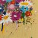 Peinture YELLOW FLOWERS par Mam | Tableau Pop-art Paysages Nature Natures mortes Acrylique