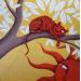 Painting Jugar sempre by Aguasca Sole Gemma | Painting Naive art Animals Acrylic