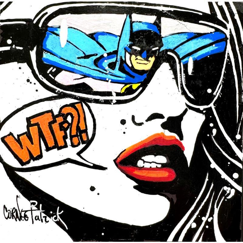Peinture BATMAN par Cornée Patrick | Tableau Pop-art Graffiti, Huile