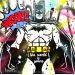 Peinture Batman, wow par Cornée Patrick | Tableau Pop-art Graffiti Huile